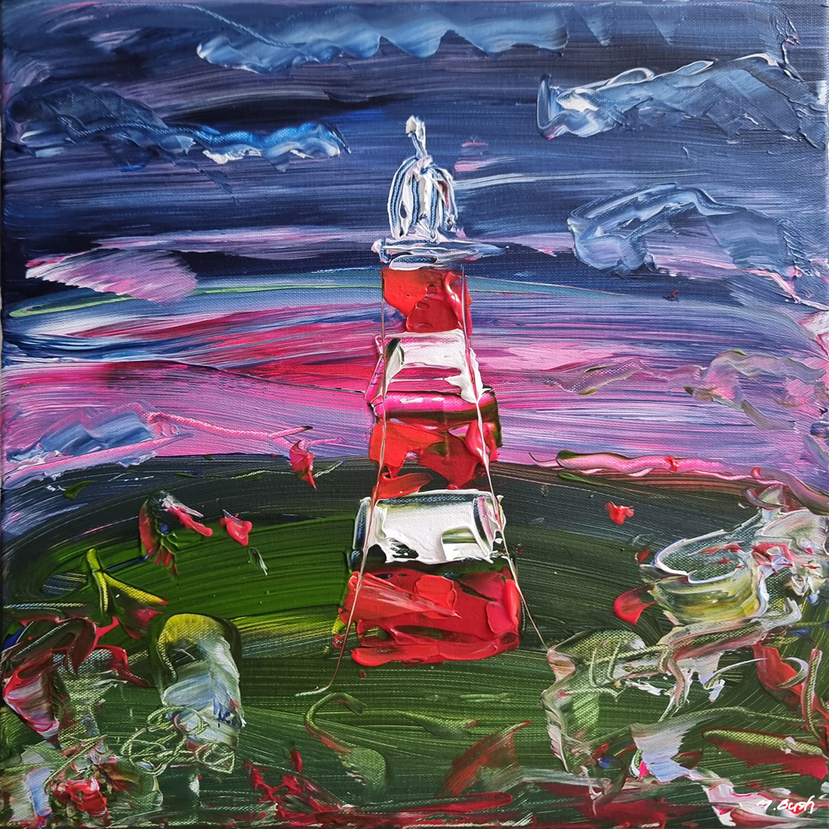 Smeaton Tower Painting